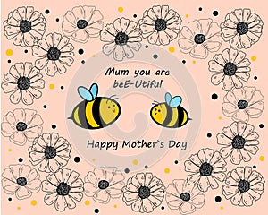 Card Happy Mother`s Day