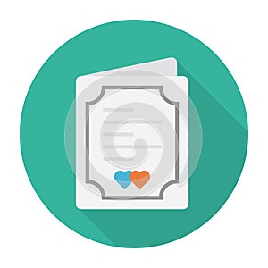 Card vector color  flat icon