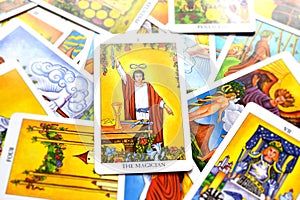 The Magician Tarot Card Power Intelect Magic Control photo