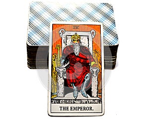 The Emperor Tarot Card Power Leader Ruler King Boss photo