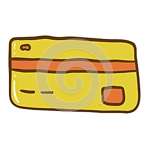 Card payment vector illustration design, ecommerce concept icon in cartoon style