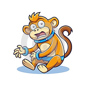 Card Playing Monkey in a Drugged State