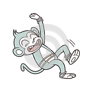 Card Playing Monkey in a Drugged State