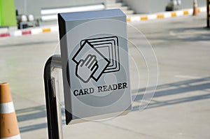 Card reader.