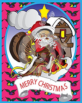 Card with santa