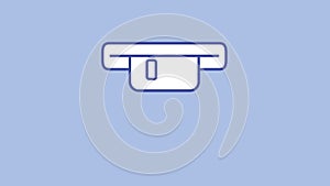 Card slot line icon on the Alpha Channel