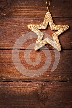 Card with star shape