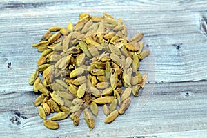 Cardamom, cardamon or cardamum, a spice made from the seeds of several plants in the genera Elettaria and Amomum in the family