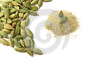Cardamom isolated