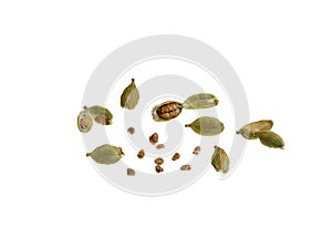 Cardamom Pods and Seeds