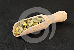 Cardamom in scoop