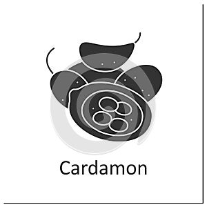 Cardamon glyph icon