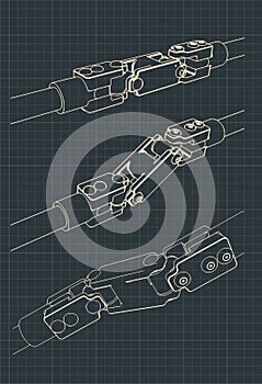 Cardan shaft joint