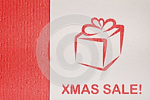 Cardboard background series - christmas sale