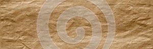 Cardboard banner texture. Brown paper background. Kraft paper texture sheet absrtact background, wrapping texture. Texture of