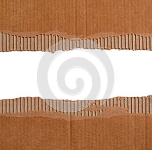 Cardboard borders photo