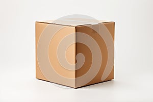 Cardboard box, cardbox and package, delivery and cargo, illustration. Generative AI
