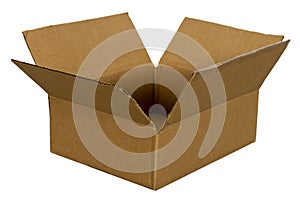Cardboard Box For Freight and Shipping Isolated