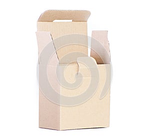 Cardboard box for packaging small items