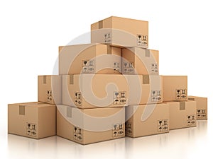 Cardboard boxes