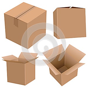 Cardboard boxes