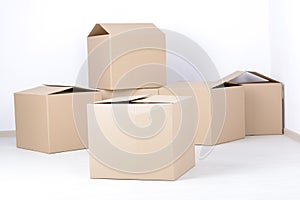 Cardboard boxes