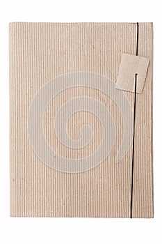 Cardboard file folder