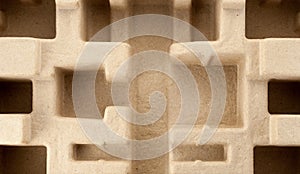 Cardboard labyrinth.