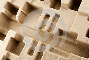 Cardboard labyrinth.