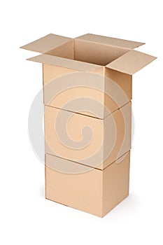 Cardboard packaging boxes