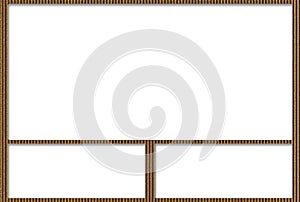 Cardboard Photo Album With Rectangular Frames