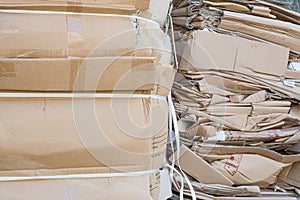 Cardboard for recycling