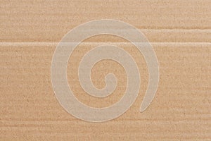 Cardboard sheet texture background, detail of recycle brown paper box pattern