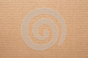 Cardboard sheet texture background, detail of recycle brown paper box pattern