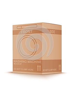 Cardboard Washmachine Box