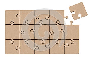 Cardboard Zigsaw Puzzle