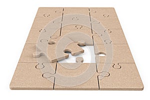 Cardboard Zigsaw Puzzle