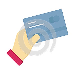 Cardflat vector icon which can easily modify or edit photo