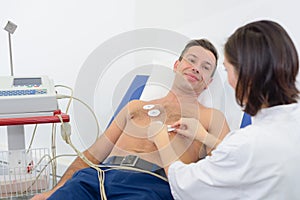 cardiac stress test ecg tracings