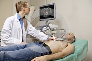 Cardiac ultrasound examination