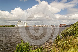 Cardiff Bay in the capital of Wales.