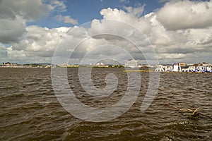 Cardiff Bay in the capital of Wales.