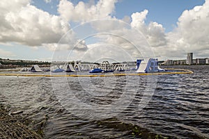 Cardiff Bay in the capital of Wales.