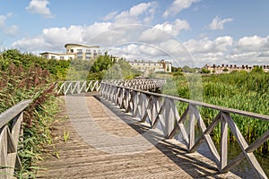 Cardiff Bay in the capital of Wales.