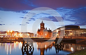 Cardiff Bay Cityscape