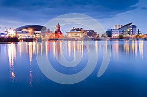 Cardiff Bay Cityscape