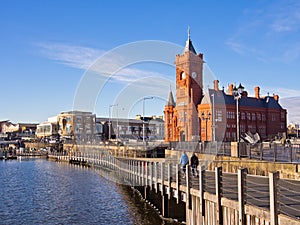 Cardiff Bay Promenade in Wales