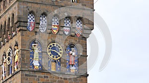 Cardiff castle clock tower