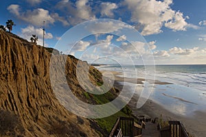 Cardiff State Beach bluffs