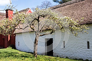 CARDIFF/UK - APRIL 19 : Kennixton Farmhouse at St Fagans National History Museum in Cardiff on April 19, 2015